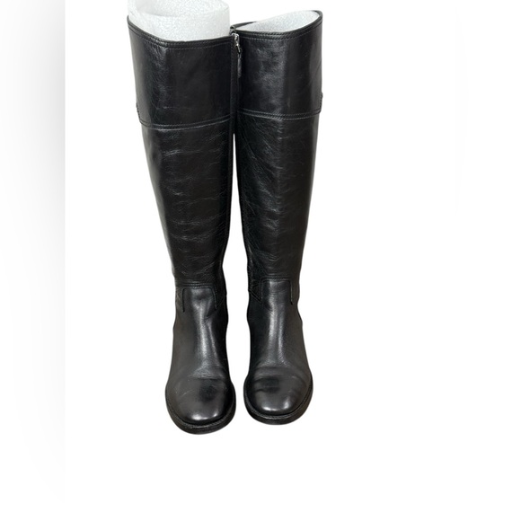 Tory Burch Black Leather Riding Boots NWOT - Picture 10 of 16